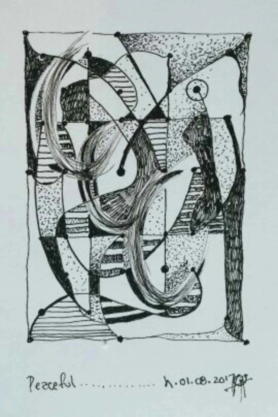 Assorted pen and inks (2017) by HB Barry Strasbourg-Thompson. View 7.