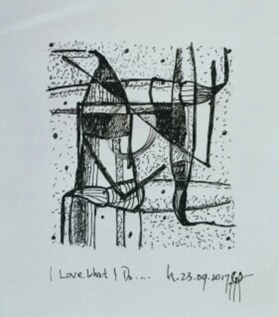 Assorted pen and inks (2017) by HB Barry Strasbourg-Thompson. View 2.