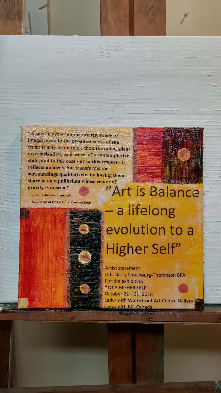 To A Higher Self INTRO (2016) by HB Barry Strasbourg-Thompson. View 3.