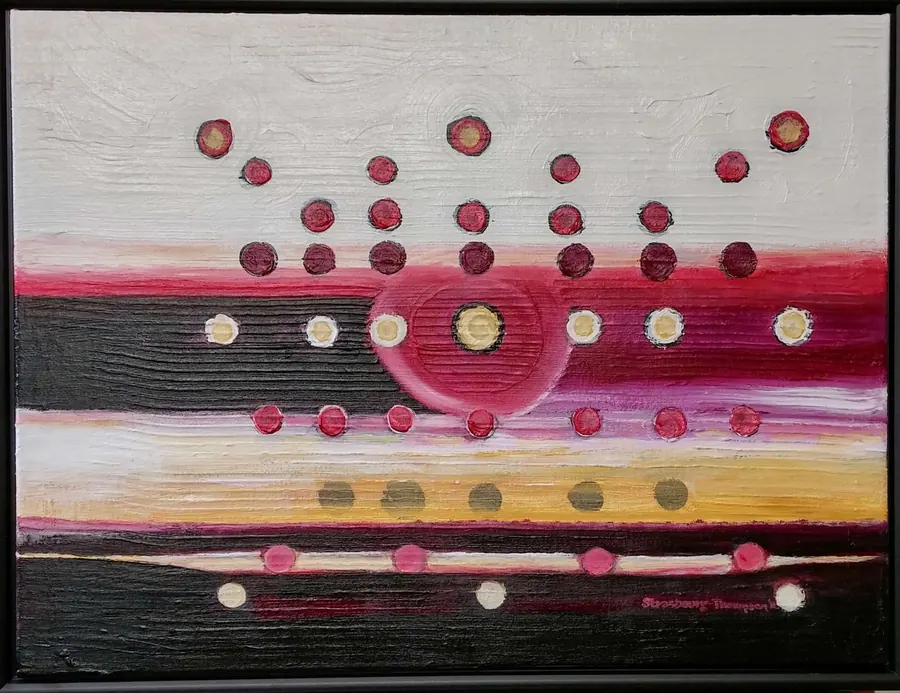 Paradise (2016) by HB Barry Strasbourg-Thompson. Acrylic on Canvas framed.