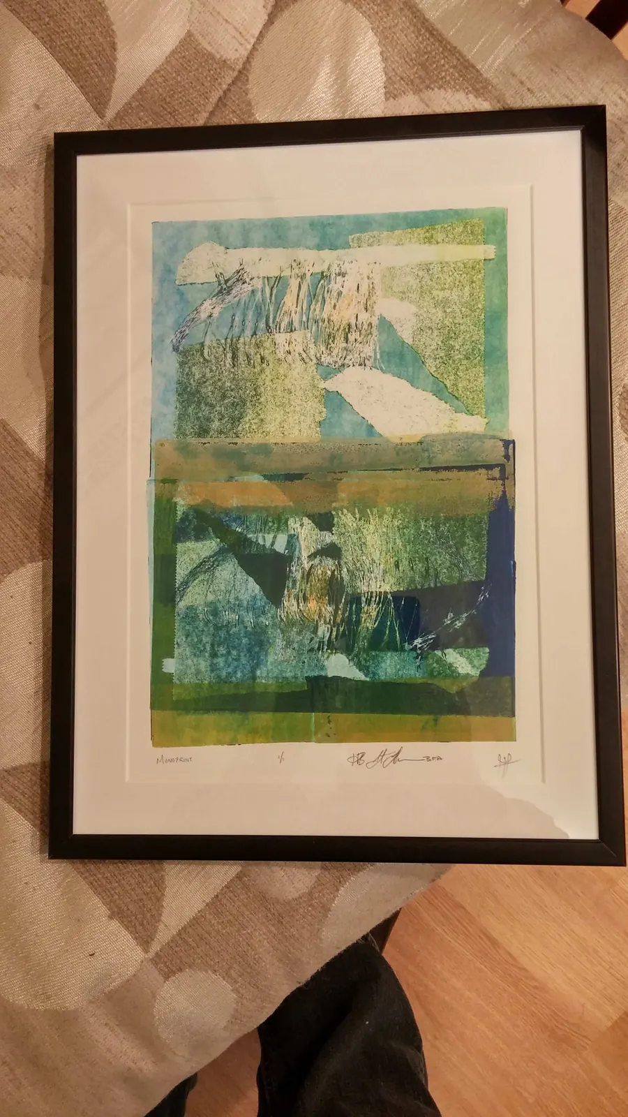 Monoprint (2015) by HB Barry Strasbourg-Thompson. View 2.