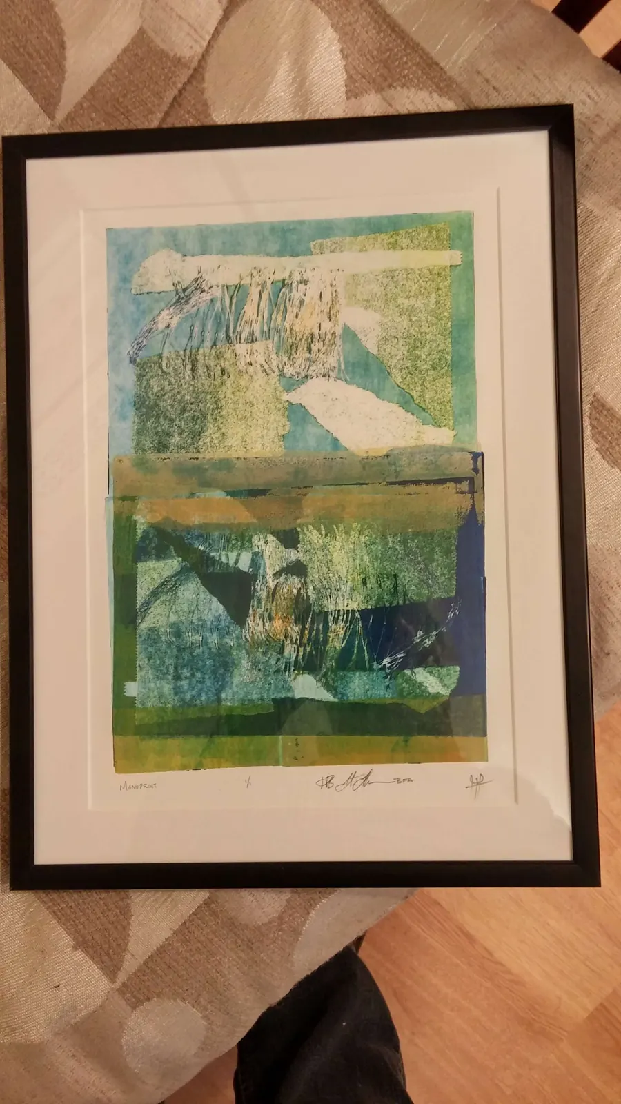 Monoprint (2015) by HB Barry Strasbourg-Thompson. View 4.