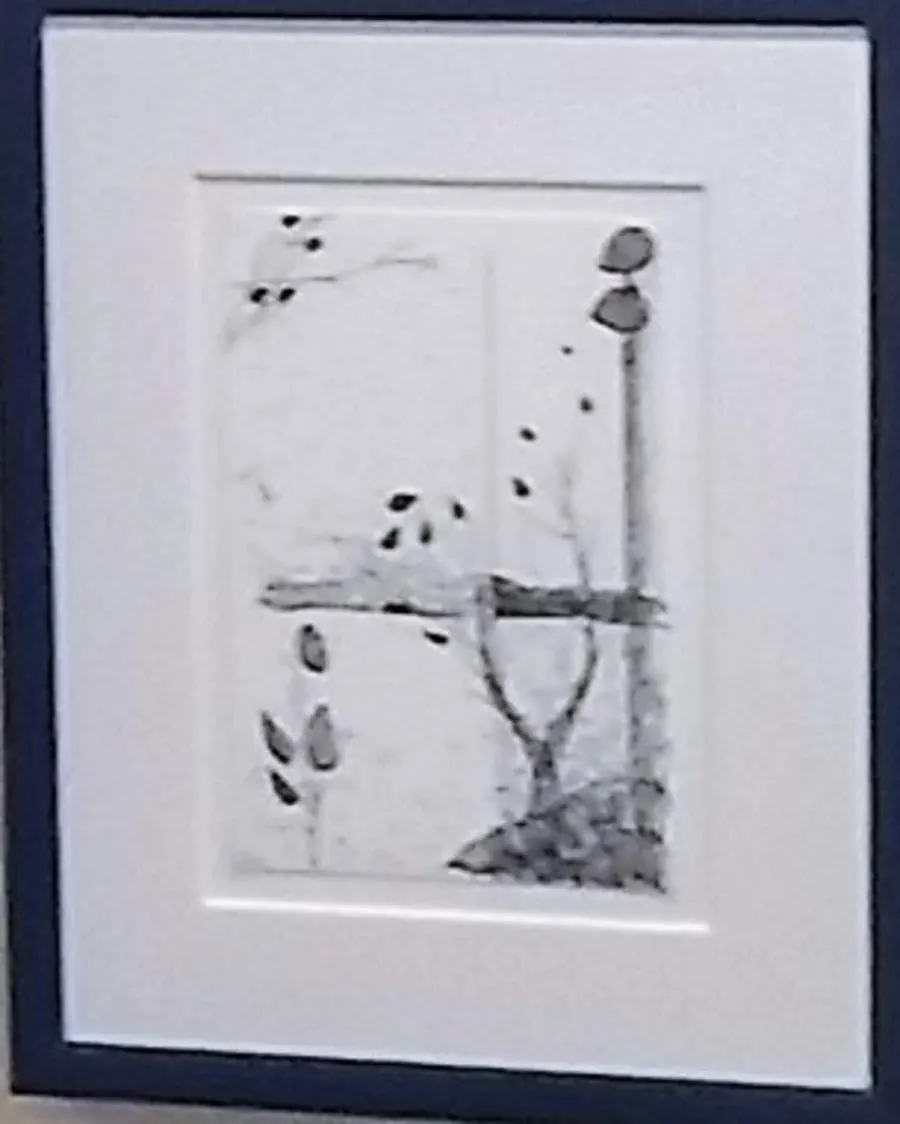 Drawing (2016) by HB Barry Strasbourg-Thompson. pigma ink on h/j a/f paper 10" x 8".