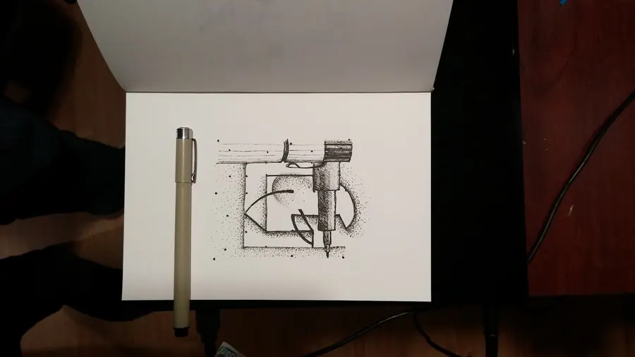 Pen & Ink (2017) by HB Barry Strasbourg-Thompson. View 5.