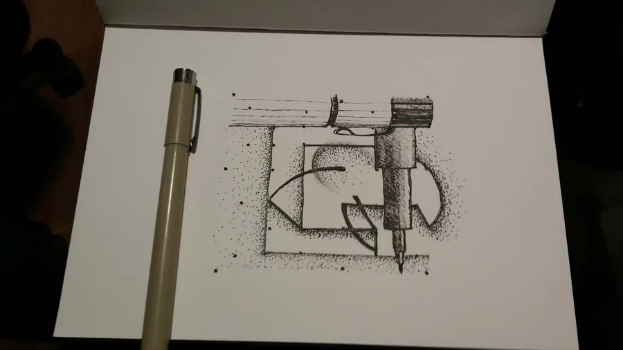 Pen & Ink (2017) by HB Barry Strasbourg-Thompson. View 3.