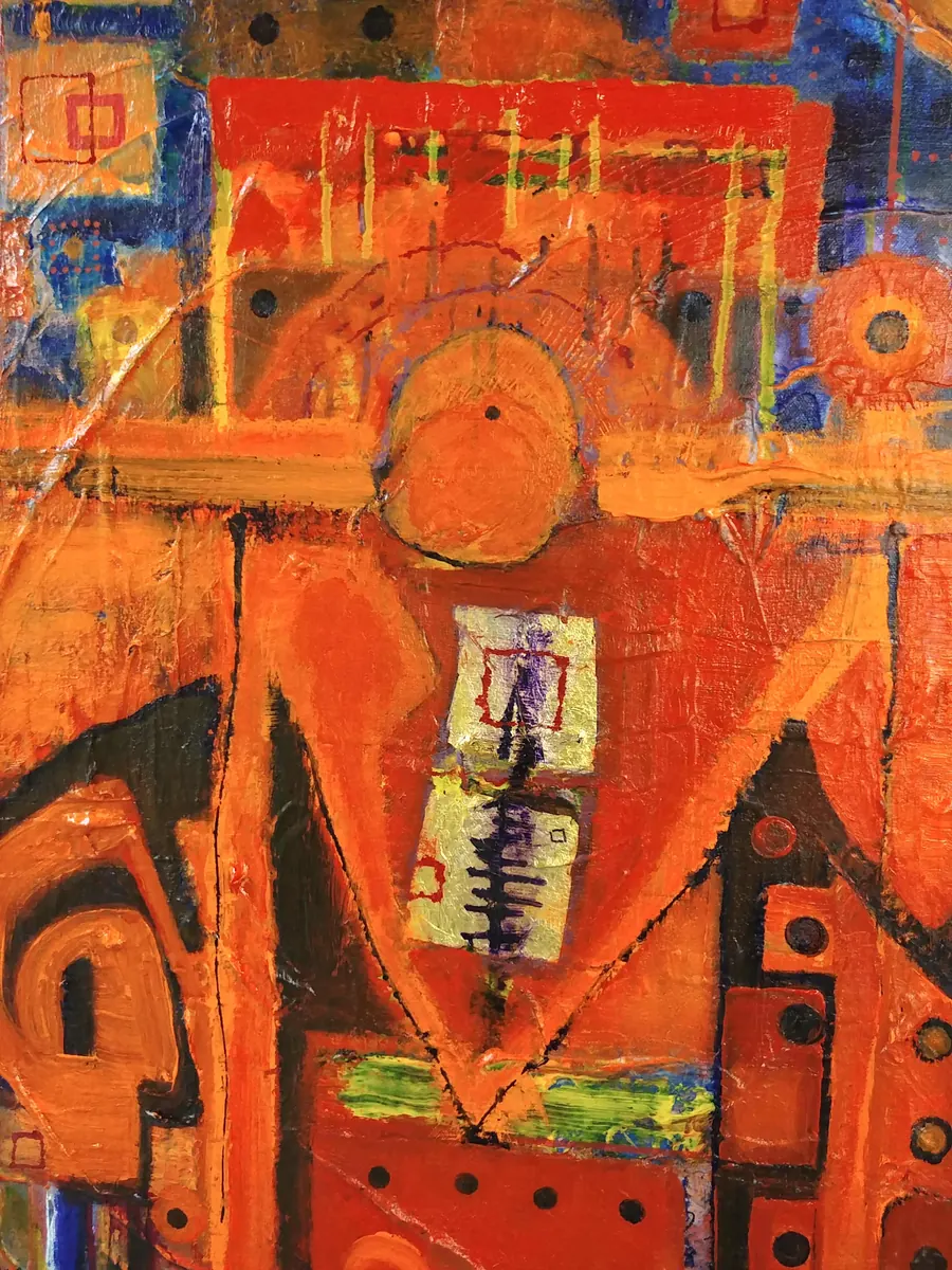 Seeker...Namaste H.7211122018 (2018) by HB Barry Strasbourg-Thompson. View 2.