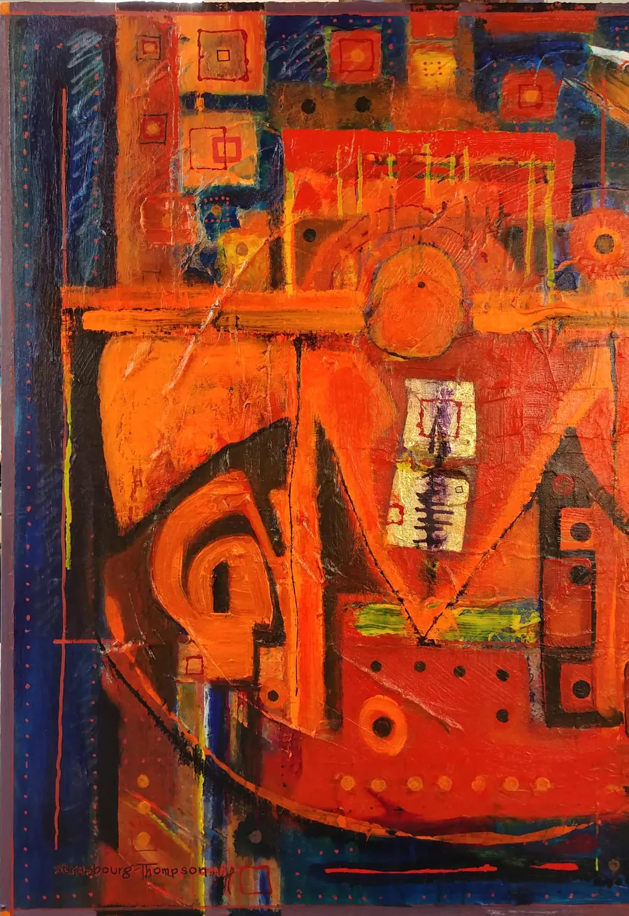 Seeker...Namaste H.7211122018 (2018) by HB Barry Strasbourg-Thompson. View 3.