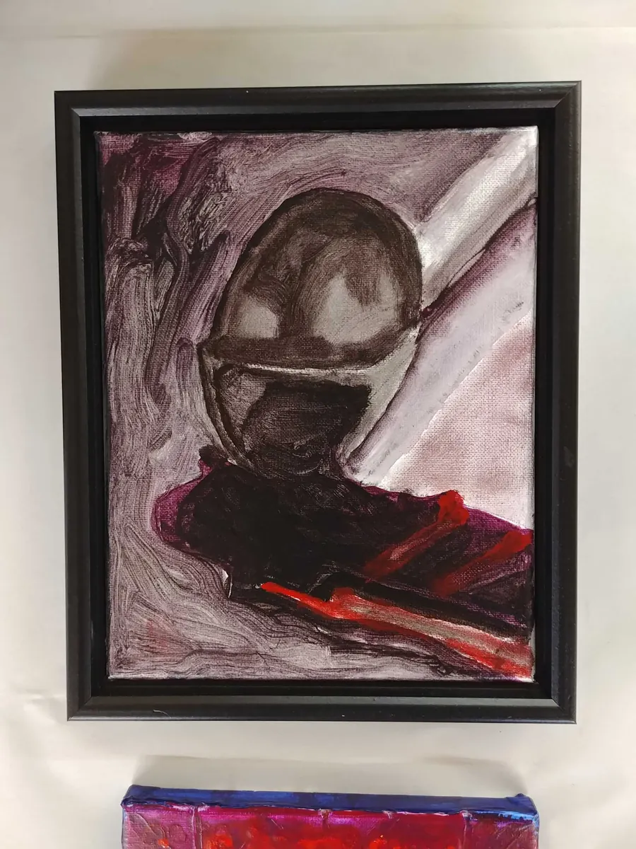 Sweet idea (c. 2018) by HB Barry Strasbourg-Thompson. Acrylic on canvas.
