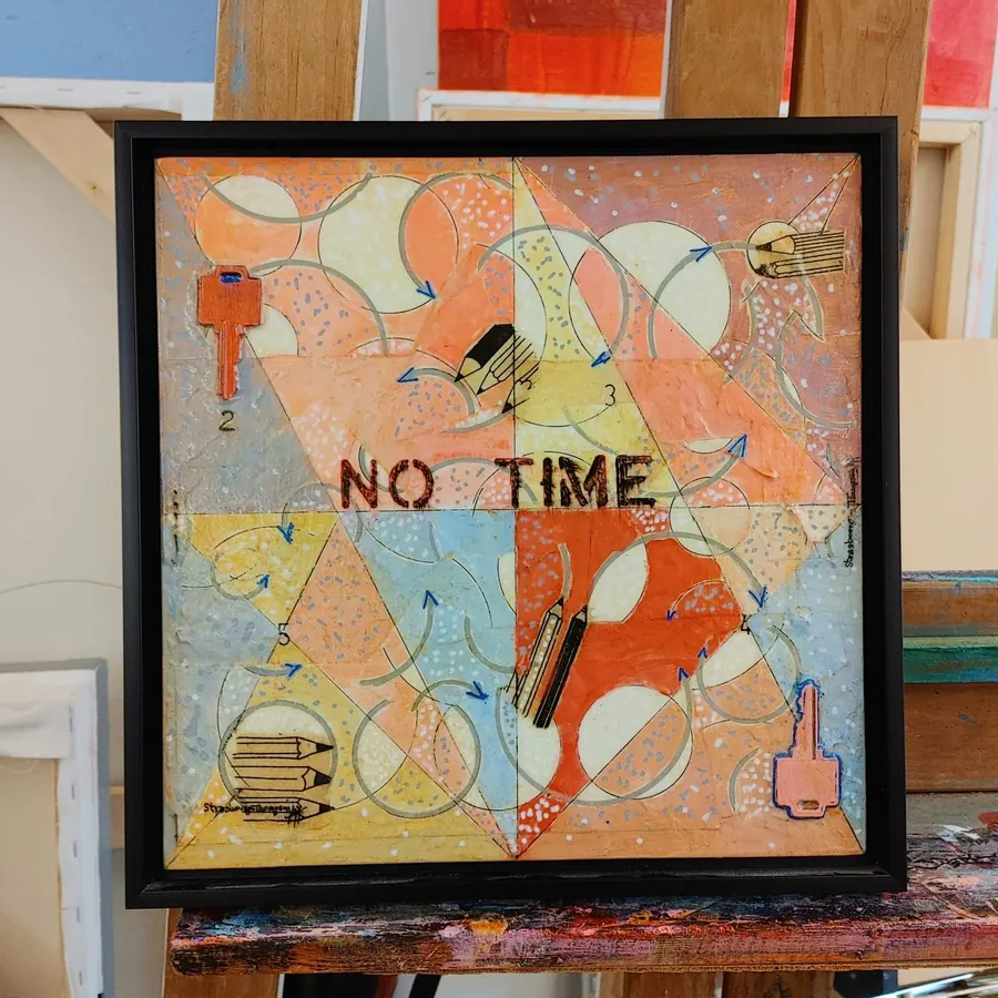 NO TIME (2021) by HB Barry Strasbourg-Thompson.