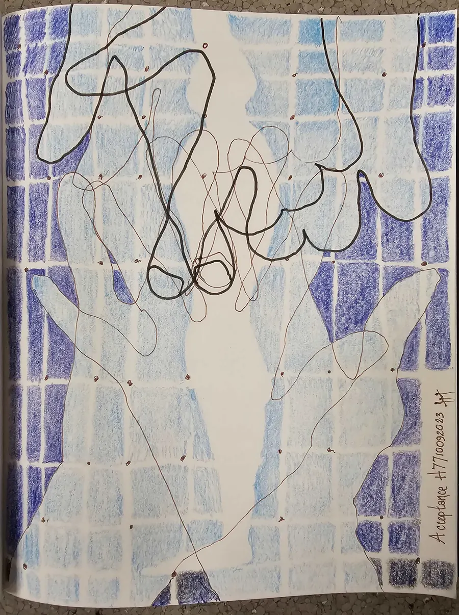 Acceptance..Higher Consciousness H7710092023 (2023) by HB Barry Strasbourg-Thompson.