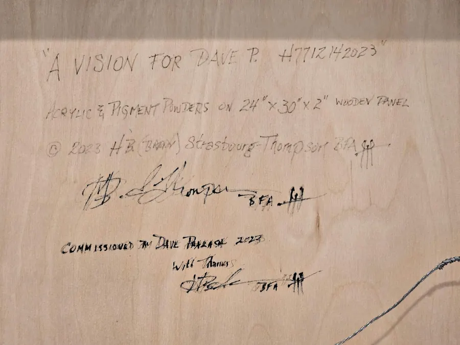 A Vision for Dave. H7714122023 (2023) by HB Barry Strasbourg-Thompson. View 13.