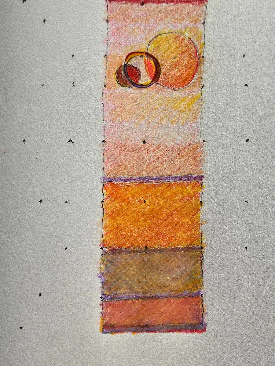 CIRCLING HOME H7824072025 (Sketch for a work in progress) (c. 2025) by HB Barry Strasbourg-Thompson. View 8.