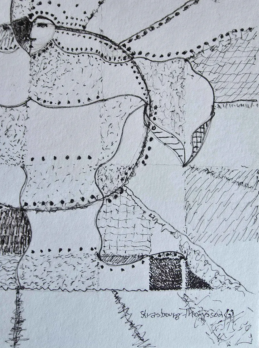 sketch for END GAME H7928112025 (2025) by HB Barry Strasbourg-Thompson. View 4.