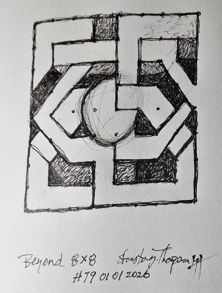 BEYOND 8 X 8 H7901012026 (2026) by HB Barry Strasbourg-Thompson. View 8.