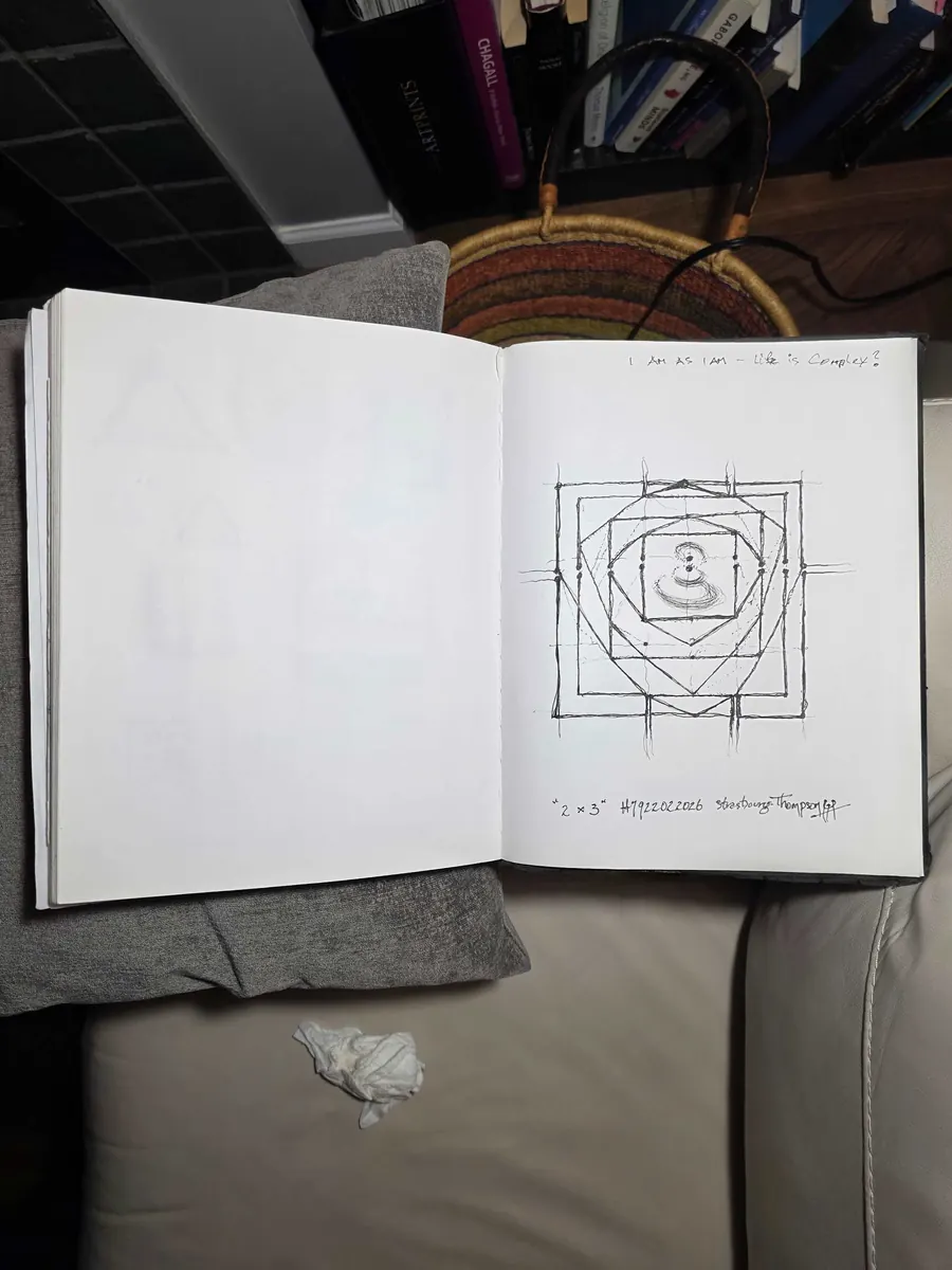 Life is very, very complex (2 × 3) H7922022026 (2026) by HB Barry Strasbourg-Thompson. View 9.