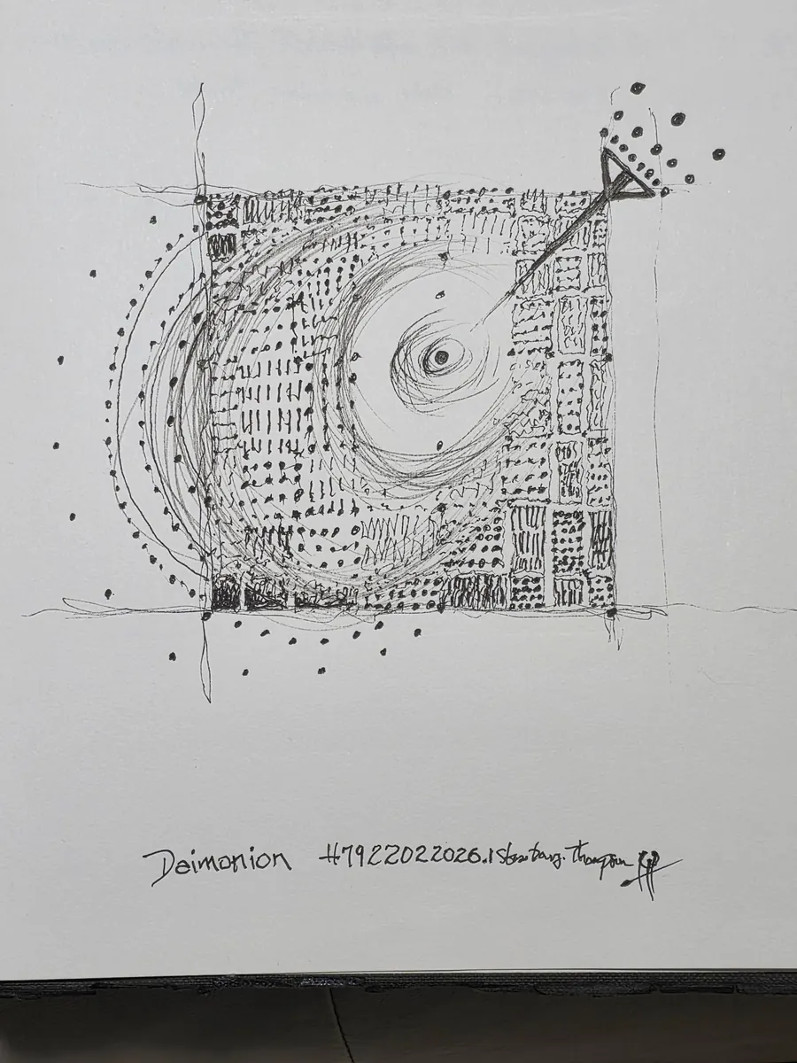 DAIMONION. H7922022026.1 (2026) by HB Barry Strasbourg-Thompson. View 7.