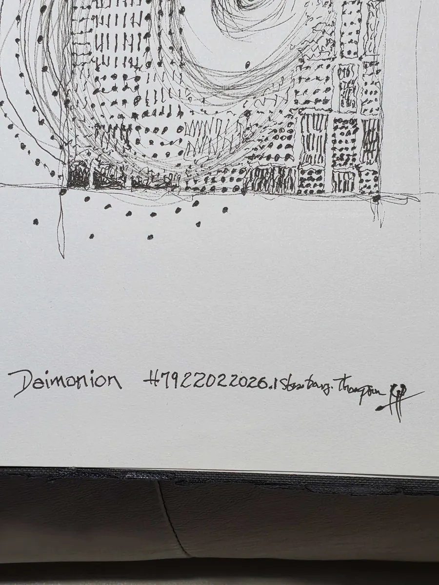 DAIMONION. H7922022026.1 (2026) by HB Barry Strasbourg-Thompson. View 9.