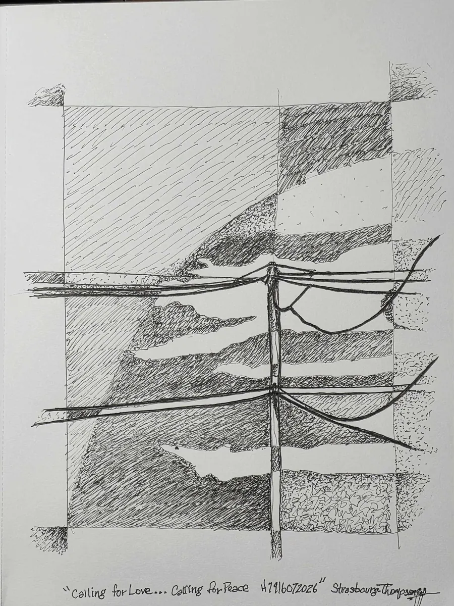 Calling Love ... Calling Peace. H7916072026 by HB Barry Strasbourg-Thompson. View 8.