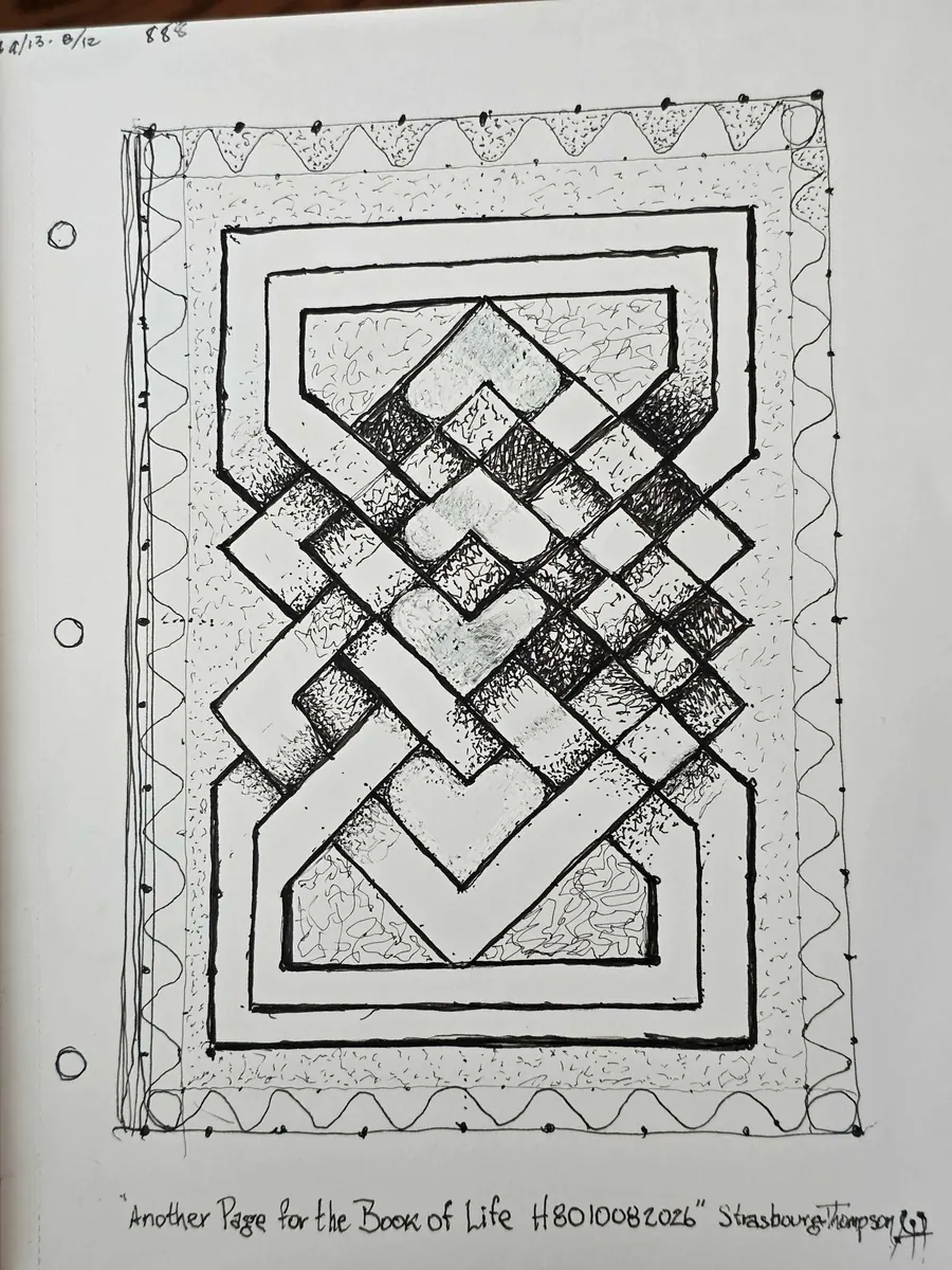 Another Page For The Book of Life H8010082026 (2026) by HB Barry Strasbourg-Thompson. View 18.