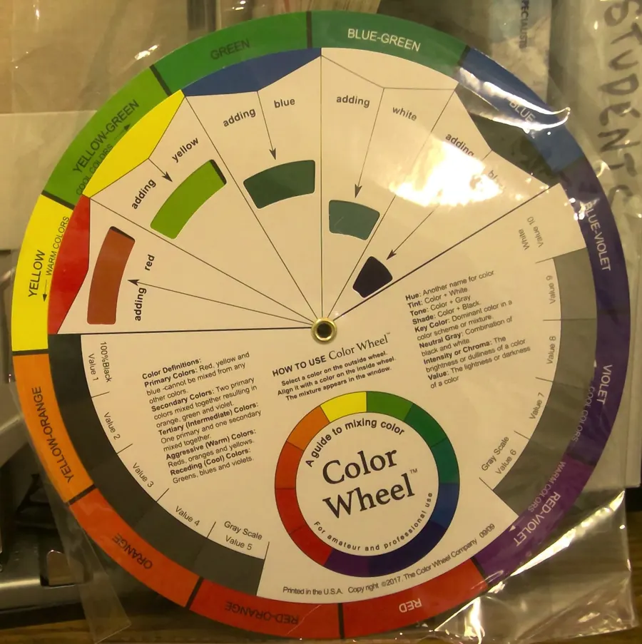 Color Wheel 12 by HB Barry Strasbourg-Thompson.