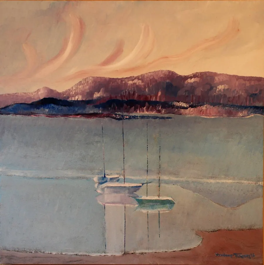 Vancouver Island - Paradise (2016) by HB Barry Strasbourg-Thompson. Acrylic On Canvas.