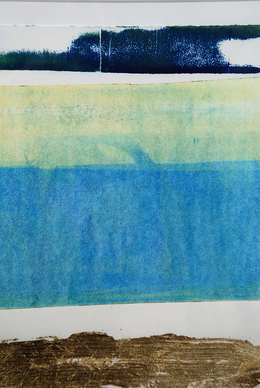 Monoprint mixed media (2016) by HB Barry Strasbourg-Thompson. View 4.