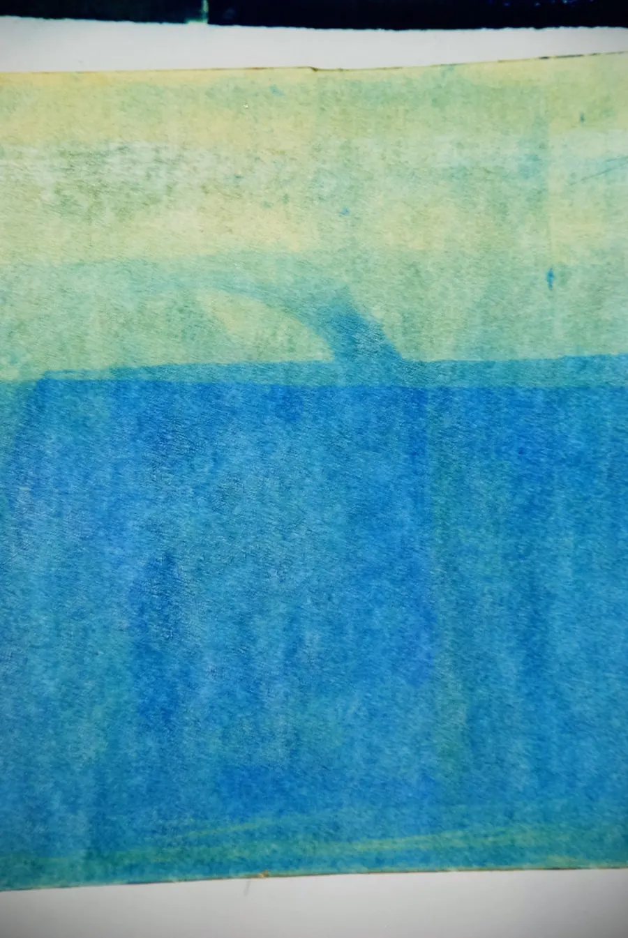 Monoprint mixed media (2016) by HB Barry Strasbourg-Thompson. View 5.