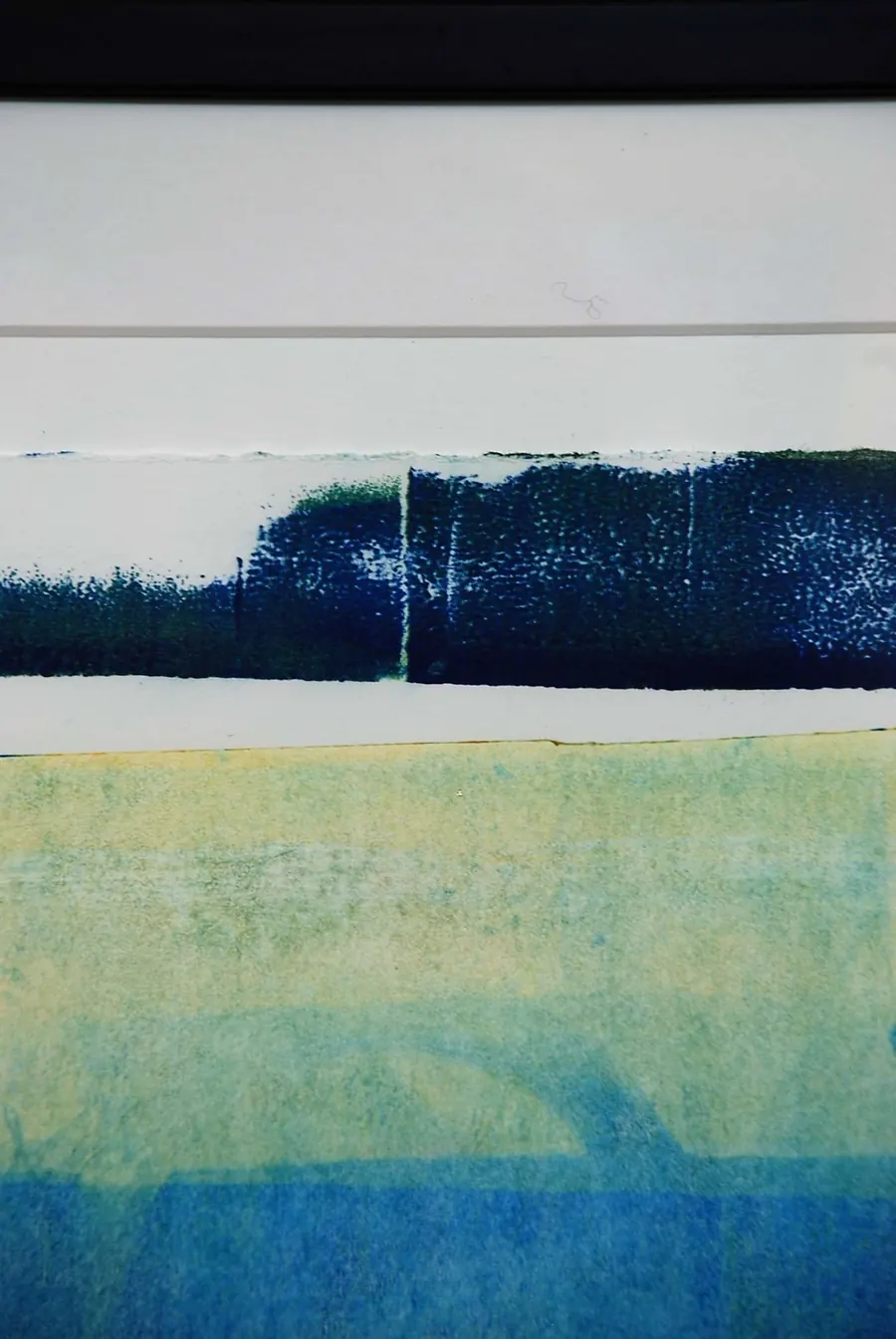 Monoprint mixed media (2016) by HB Barry Strasbourg-Thompson. View 2.
