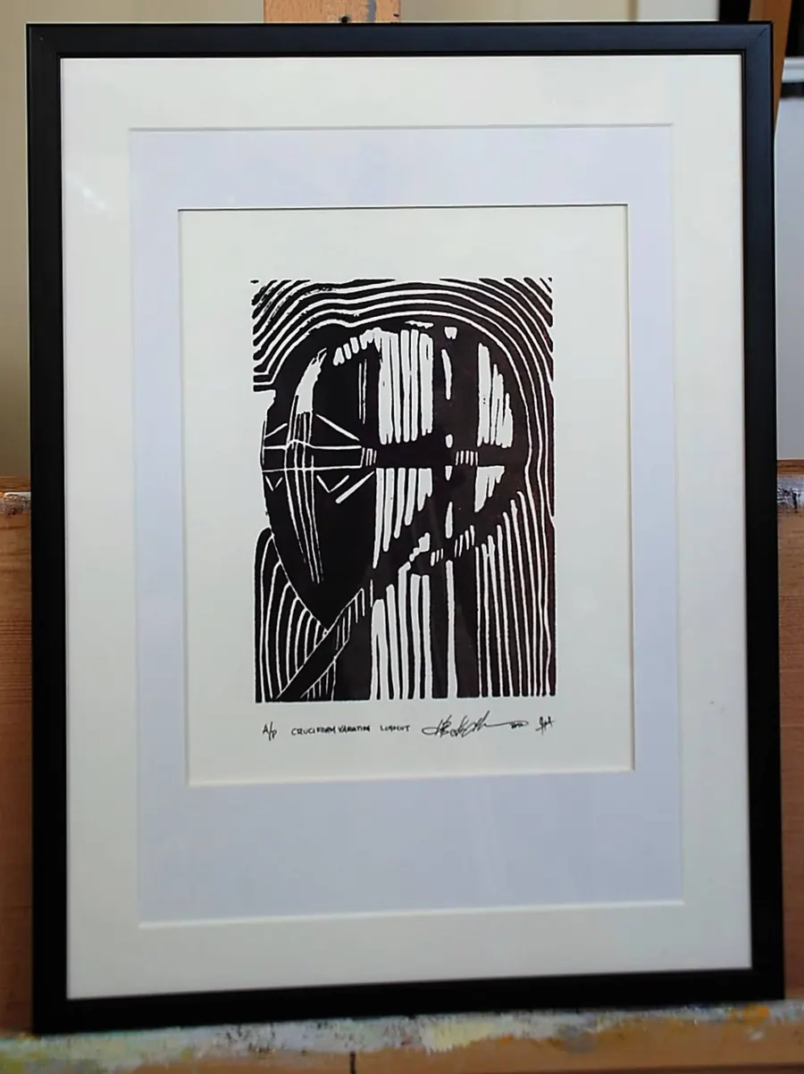 Cruciform Variation a/p (2016) by HB Barry Strasbourg-Thompson. View 2.