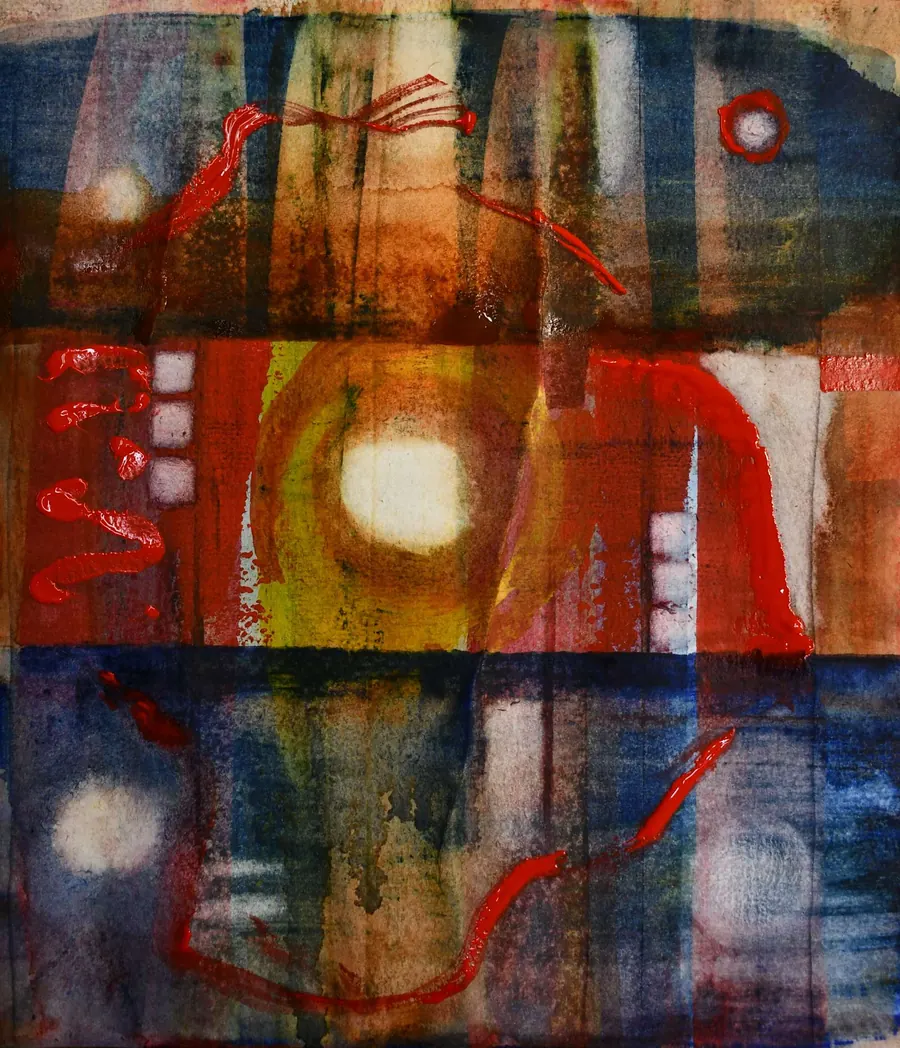 AUTOMATISTE ABSTRACT (Prayers for my children) H7516022022.2 (2022) by HB Barry Strasbourg-Thompson. View 10.