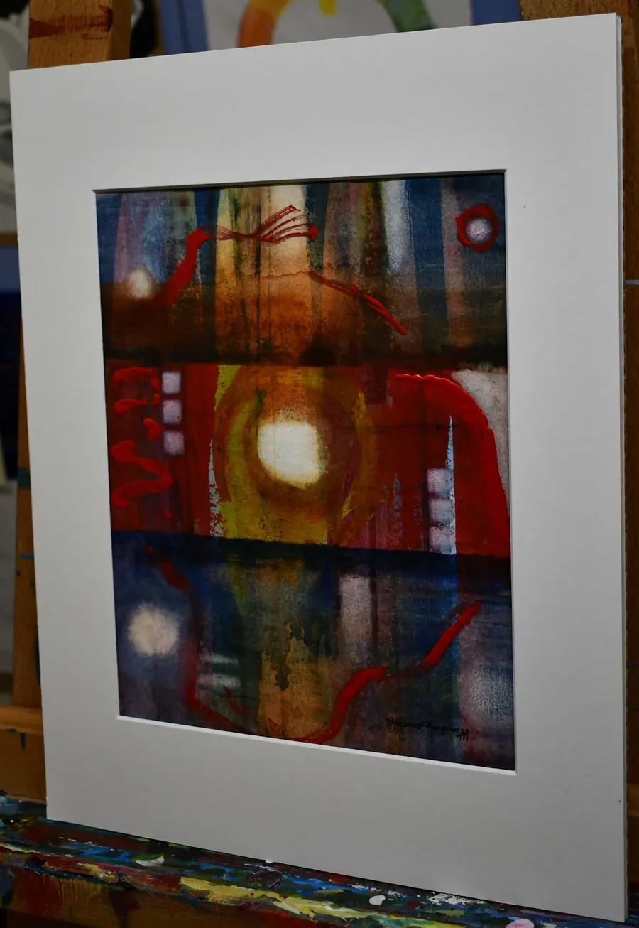 AUTOMATISTE ABSTRACT (Prayers for my children) H7516022022.2 (2022) by HB Barry Strasbourg-Thompson. View 4.
