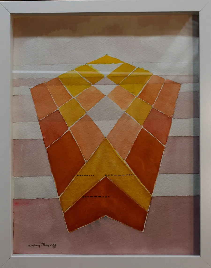 MAYDAY FOR OUR CHILDREN H7527022022.1 (2022) by HB Barry Strasbourg-Thompson. Winsor & Newton Cotman watercolor and graphite on 14" x 11" D'Arches 330lb. watercolor rag.