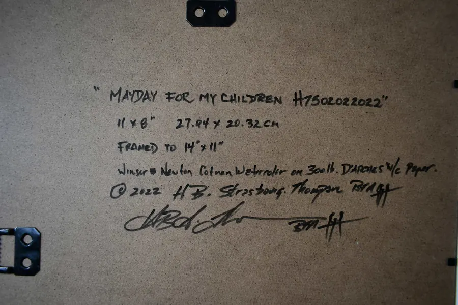 MAYDAY FOR MY CHILDREN. H7502022022 (2022) by HB Barry Strasbourg-Thompson. View 7.