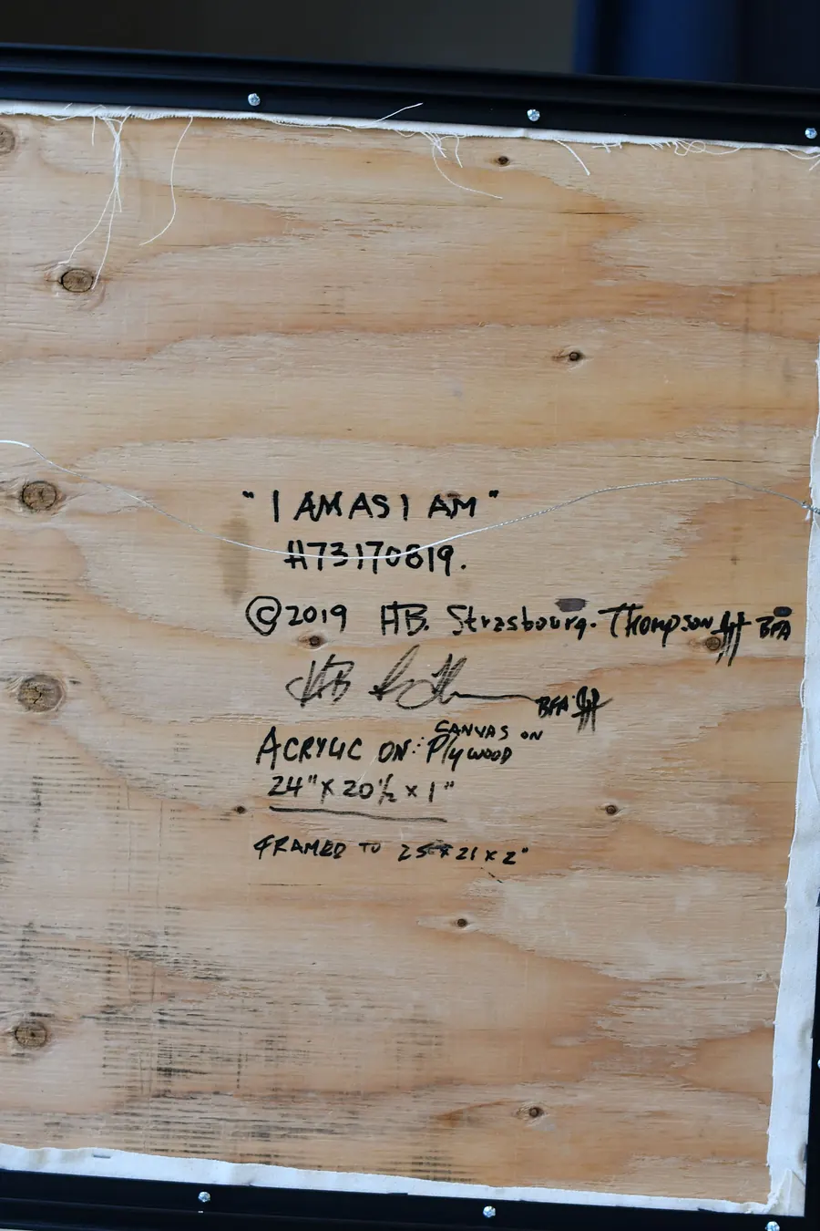I Am As I Am H73170819 (2019) by HB Barry Strasbourg-Thompson. View 2.