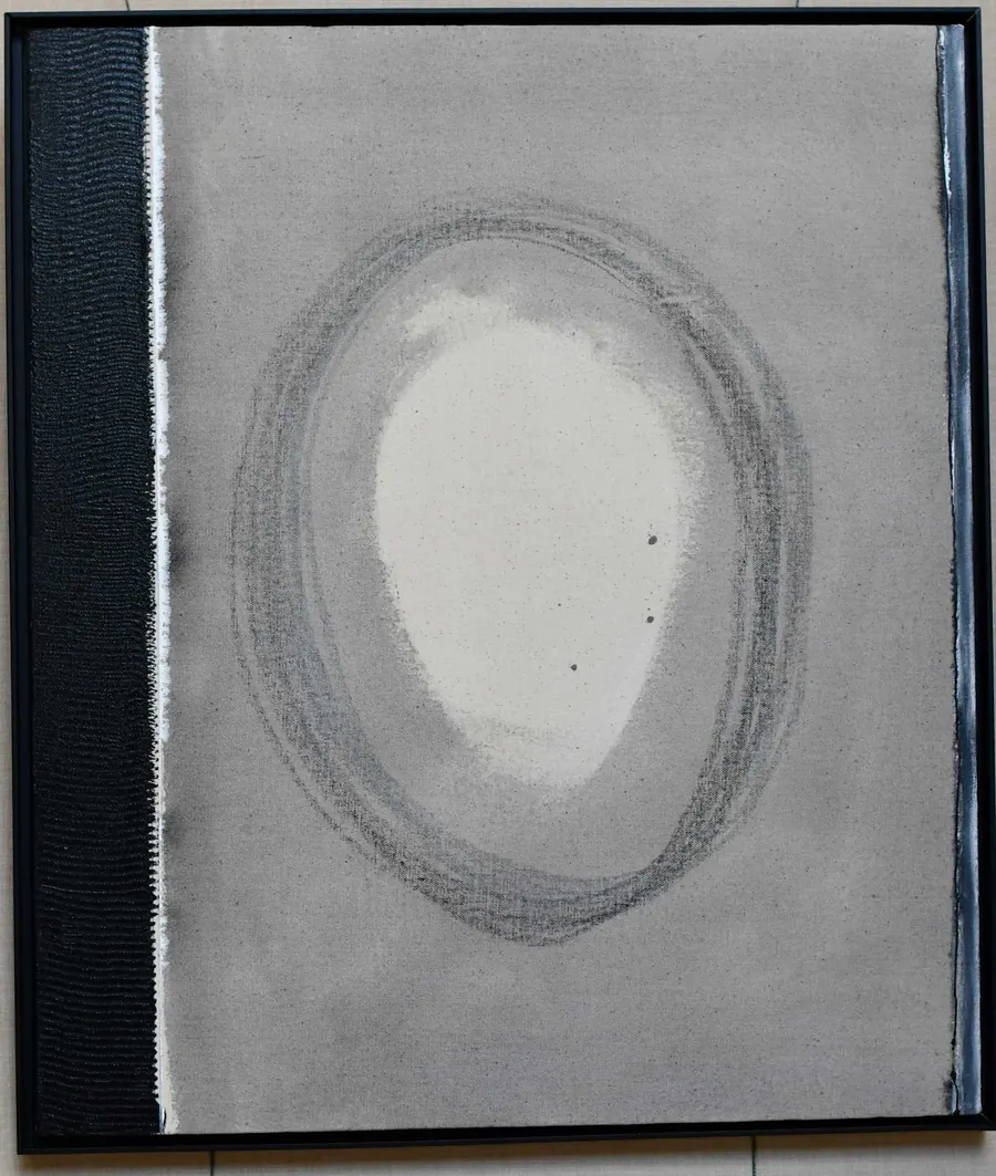 I Am As I Am H73170819 (2019) by HB Barry Strasbourg-Thompson. Acrylic and Graphite on Raw canvas.