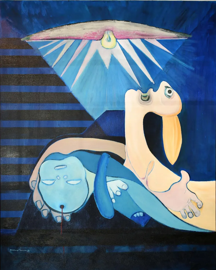 HISTORICAL CIRCLING H7501052022, (after Picasso's Guernica) (2022) by HB Barry Strasbourg-Thompson. View 2.