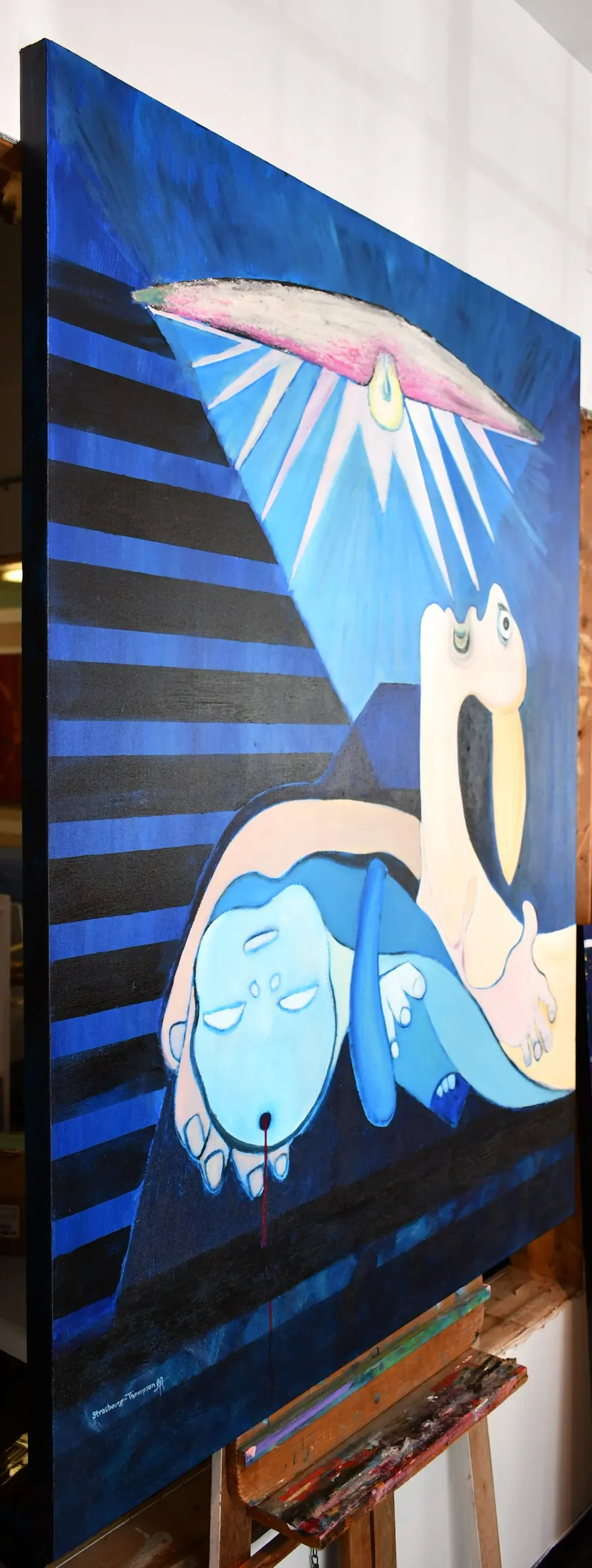 HISTORICAL CIRCLING H7501052022, (after Picasso's Guernica) (2022) by HB Barry Strasbourg-Thompson. View 7.