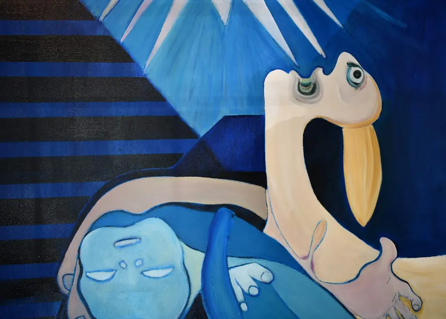 HISTORICAL CIRCLING H7501052022, (after Picasso's Guernica) (2022) by HB Barry Strasbourg-Thompson. View 4.