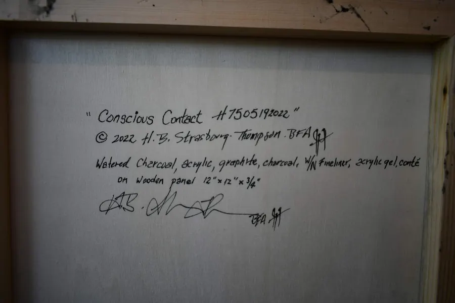 Conscious Contact - Staying in Touch H7505192022 (2022) by HB Barry Strasbourg-Thompson. View 5.