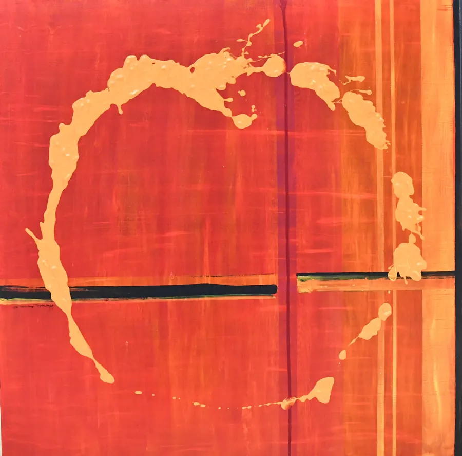 Desiderata #1... H73130120 (c. 2020) by HB Barry Strasbourg-Thompson. Acrylic on Canvas.