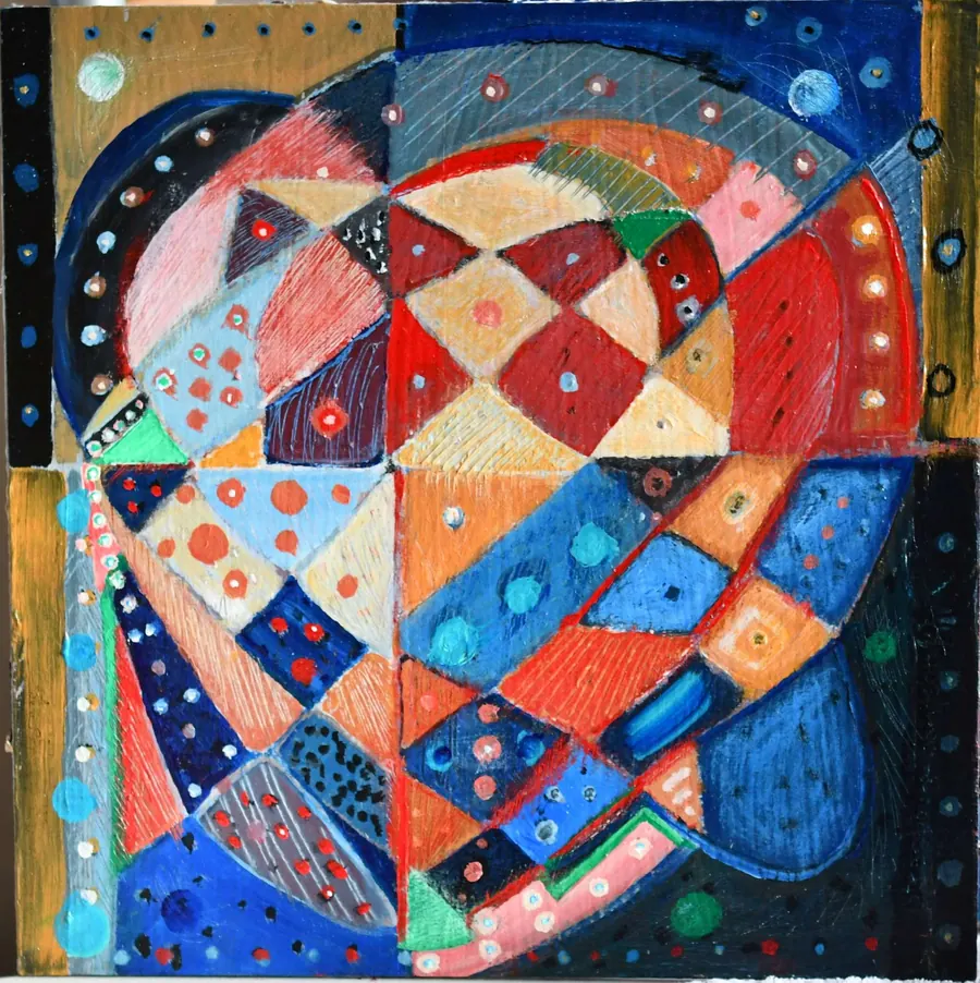 Meditation (On Self-Isolation) #3 H73200420 (c. 2020) by HB Barry Strasbourg-Thompson. View 2.
