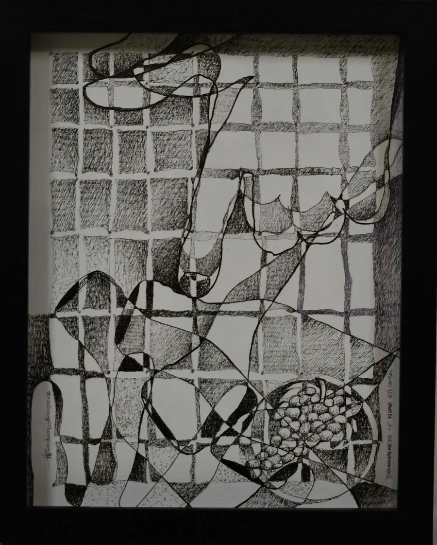 Consciousness Contact- Drunkenness of Noah H762092022 (2022) by HB Barry Strasbourg-Thompson. View 3.