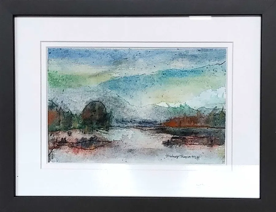 Storm's Passing H74180121 (c. 2021) by HB Barry Strasbourg-Thompson. Acrylic on Strathmore paper.